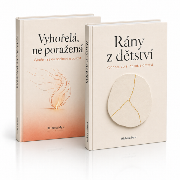 Sada 2 knih — Vyhořelá, ne poražená + Rány z dětství