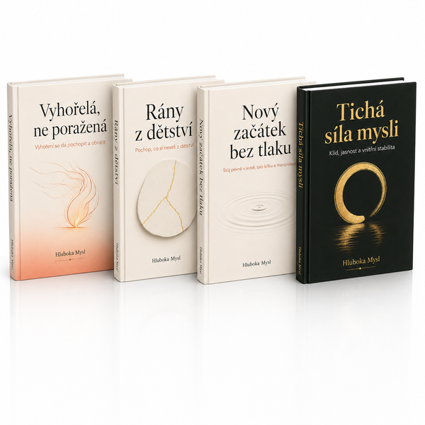Mega set 4 knih — Trauma, hranice & mysl