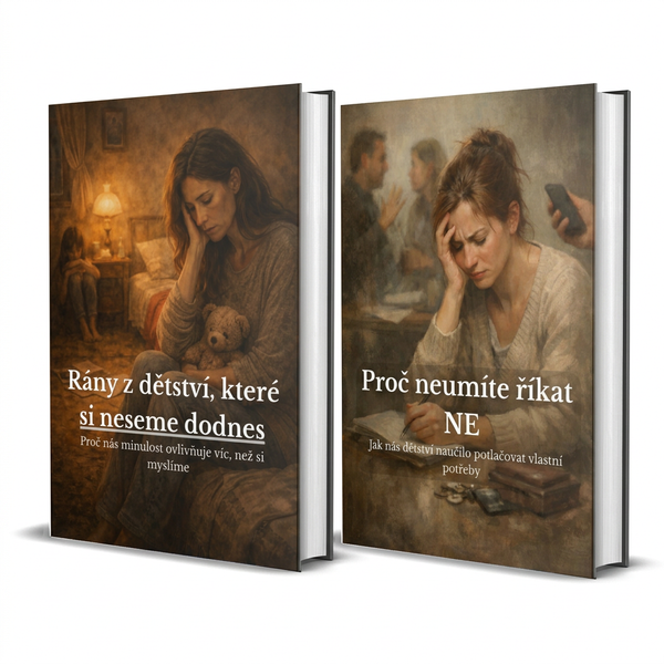 SADA DVOU E-KNIH - RÁNY Z DĚTSTVÍ + PROČ NEUMÍTE ŘÍKAT NE