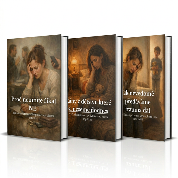 SADA TŘÍ E-KNIH - NEJVÝHODNĚJŠÍ BALÍČEK