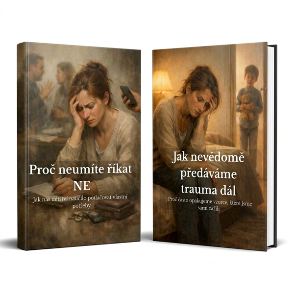 SADA DVOU E-KNIH - PROČ NEUMÍTE ŘÍKAT NE + JAK NEVĚDOMĚ PŘEDÁVÁME TRAUMA DÁL