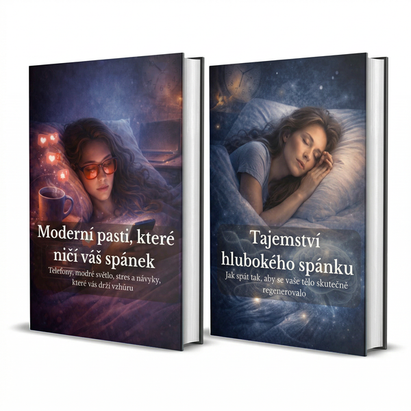 SADA 2 KNIH - MODERNÍ PASTI KTERÉ NIČÍ VÁŠ SPÁNEK + TAJEMSTVÍ HLUBOKÉHO SPÁNKU